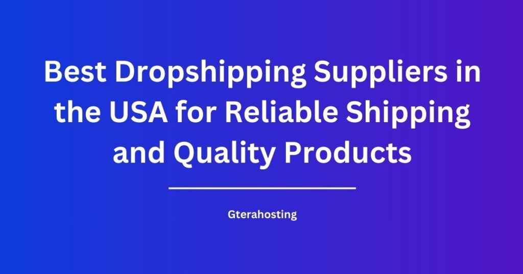Best Dropshipping Suppliers in USA